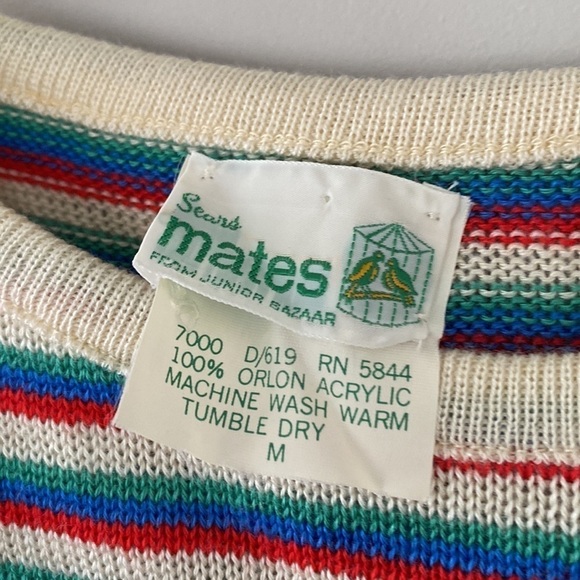 Vintage Deadstock NEW NWT Sears Mates Sleeveless Knit Top - Picture 4 of 6